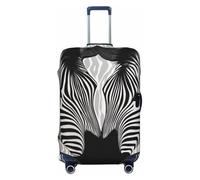 kkvhhyuo Abstract Animal Zebra Print Luggage Cover Suitcase Protector Cover Elastic Fit Protective Travel Bag Sleeve for Suitcase 18-32 Inch Luggage, Black, M, Print