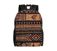 kkvhhyuo African Mud Cloth Tribal Printed School Backpack, Lightweight Laptop Backpack Casual Daypack for Boys Girls Teen Adult
