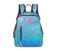 kkvhhyuo Casual Backpack, Under The Sea Print Lightweight Backpack College Bag for Women Men, School Bag for College, School Backpack for Boys and Girls