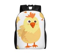kkvhhyuo Chicken Chick Printed School Backpack, Lightweight Laptop Backpack Casual Daypack for Boys Girls Teen Adult