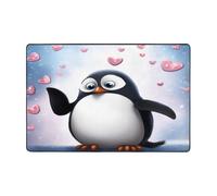 kkvhhyuo Cute Penguins Area Rugs Washable Low Pile, 72"x48" | Soft Bedroom Rug Dining Room Carpet For Living Room Home Office Decor