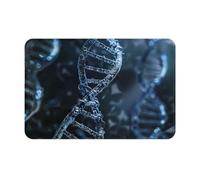 kkvhhyuo DNA Chain Photo Print Door Mat 40 x 60 cm, Dirt Trapper Machine Washable Entryway Rug, Dog Door Mat, Super Absorbent Entrance Rug For Front Door, Back Door