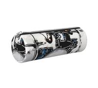 kkvhhyuo Drummer Print Leather Pencil Case, Cylinder Pencil Pouch with Silver, Zipper Cute Pen Case for Boys Girls Teen College Students School