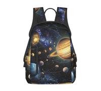 kkvhhyuo Exploring The Solar System Print Laptop Backpack For Women Men, Large Sturdy Carry On Travel Backpack Gifts For Work Gym Weekend Hiking.