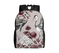 kkvhhyuo Floral Herbs Botanical Engraving Print School Backpack Lightweight Bookbag Laptop Backpack Compartment for Men Women, School Work Travel Bag.