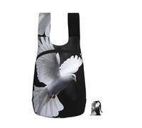 kkvhhyuo Flying Dove Print Foldable Backpack, Ultra Lightweight 16L Compact Travel Pack with Storage Bag Design for Hiking Daily Commute Shopping and Outdoor Adventures