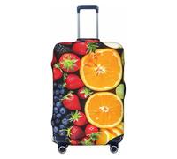 kkvhhyuo Fruit Rainbow Print Luggage Cover Suitcase Protector Cover Elastic Fit Protective Travel Bag Sleeve for Suitcase 18-32 Inch Luggage, Black, XL, Print