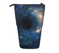 kkvhhyuo Galaxy Print Pencil Case Big Capacity Aesthetic Pencil Pouch Box with Zipper Portable Pencil Bag Cute for School Students Office Stationery
