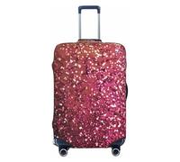 kkvhhyuo Gradient Sequin Sparkle Print Luggage Cover Suitcase Protector Cover Elastic Fit Protective Travel Bag Sleeve for Suitcase 18-32 Inch Luggage, Black, S, Print