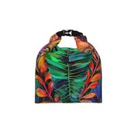 kkvhhyuo Insulated Lunch Bag, Colorful Tropical Leaf Printed Roll Top Cool Bag, Reusable Lunch Cooler Bags Foldable Lunch Bag for Office Work School Picnic Travel