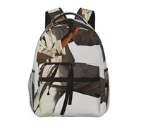 kkvhhyuo karate men Print Casual Backpack, Lightweight Travel Laptop Daypack Backpack for Men and Women, School Backpack for Boys and Girls