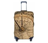 kkvhhyuo Law of the Compass Navigation Print Luggage Cover Suitcase Protector Cover Elastic Fit Protective Travel Bag Sleeve for Suitcase 18-32 Inch Luggage, Black, XL, Print