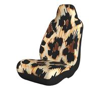 kkvhhyuo Leopard Print Print Car Seat Cover 2 PCS, Accessorie Seat Protector Universal Front Fit for Family Cars SUVs Vans