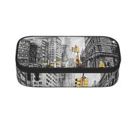 kkvhhyuo Love from New York Printed Pen Bag for Girls Boys, Large Pencil Case Big Capacity Pencil Pouch for School Office Travel Makeup