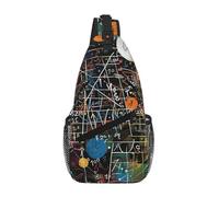 kkvhhyuo Math Formula Print Sling Bag Chest Bag, Lightweight Crossbody Bag Shoulder Backpack Bag for Men Women Daypack for Travel Hiking Cycling Camping Outdoor Sports