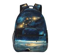 kkvhhyuo moon stars and planets Print Casual Backpack, Lightweight Bag Causal Daypack Casual Travel Bag for Men Women, School Bag School Backpack for Boys and Girls