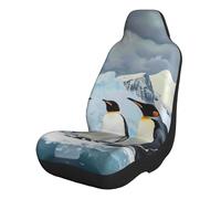 kkvhhyuo Penguins on the Iceberg Print Car Seat Cover 1 PC, Accessorie Seat Protector Universal Front Fit for Family Cars SUVs Vans
