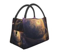 kkvhhyuo Planet Print Insulated Lunch Bag Large Lunch Box Cooler Tote Bags for Office, Work, Beach, Travel, Picnic & Commuting