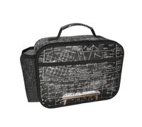 kkvhhyuo Portable Insulated Cooler Box with Side Mesh Pocke, School Math Printed Lunch Bag for Office Work Picnic Travel
