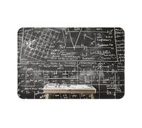 kkvhhyuo school math Print Door Mat 40 x 60 cm, Dirt Trapper Machine Washable Entryway Rug, Dog Door Mat, Super Absorbent Entrance Rug For Front Door, Back Door