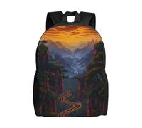 kkvhhyuo Shining Overlook Printed School Backpack, Lightweight Laptop Backpack Casual Daypack for Boys Girls Teen Adult