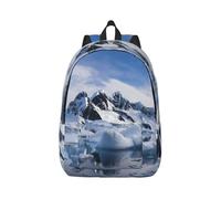 kkvhhyuo South Polar Print Casual Backpack Laptop Backpack School Bag Casual Daypacks for College Work Bag Travel Backpacks, M