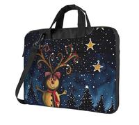 kkvhhyuo Starry christmas Print Laptop Bag 13 inch, Laptop Case Sleeve Business Messenger Bag with Adjustable Shoulder Strap for Men Women to Work Travel School