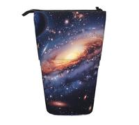 kkvhhyuo Universe Galaxy Outer Space Print Pencil Case Big Capacity Aesthetic Pencil Pouch Box with Zipper Portable Pencil Bag Cute for School Students Office Stationery