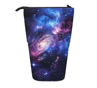 kkvhhyuo Universe Galaxy Star Space Print Pencil Case Big Capacity Aesthetic Pencil Pouch Box with Zipper Portable Pencil Bag Cute for School Students Office Stationery