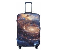 kkvhhyuo Universe The Galaxy Print Print Luggage Cover Suitcase Protector Cover Elastic Fit Protective Travel Bag Sleeve for Suitcase 18-32 Inch Luggage, Black, L, Print