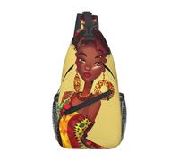 kkvhhyuo White Swan Print Sling Bag, Chest Bag Men | Crossbody Backpack Sling Bag Lightweight for Men Women, Adjustable Shoulder Bag for Sports and Outdoor