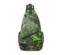 kkvhhyuo White Swan Print Sling Bag, Chest Bag Men | Crossbody Backpack Sling Bag Lightweight for Men Women, Adjustable Shoulder Bag for Sports and Outdoor