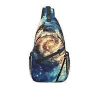 kkvhhyuo White Swan Print Sling Bag, Chest Bag Men | Crossbody Backpack Sling Bag Lightweight for Men Women, Adjustable Shoulder Bag for Sports and Outdoor