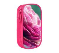 kkvhhyuo Wild Flowers Pencil Case Pink Pencil Bag with 2 Compartments | Large Capacity Pencil Pouch Stationery Organizer Makeup Bag For Students Office Travel Art Supplies