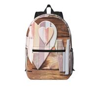 kkvhhyuo Wooden LOVE Laptop Backpack Womens, Large Rucksack Bag | Laptop Bag School Bags Big Business Work Computer Rucksack College School Bag Gifts