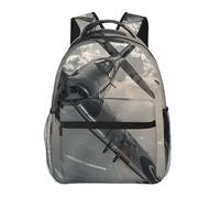 kkvhhyuo World War 2 Aircraft Airplane Print Casual Backpack, Lightweight Travel Laptop Daypack Backpack for Men and Women, School Backpack for Boys and Girls