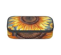 kkvhhyuo You are My Sunshine Sunflower Print Large Capacity Pencil Case, Stationery Pencils Case Bag with Compartments, Portable Pencil Pouch Pencil Bag with Zipper for Students Teachers Office