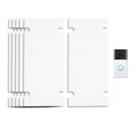 KkvoGmle 6 Pack Double Sided Tape No Drill Doorbell Mount for Ring Battery Video Doorbell, Strong Adhesive Sticky Pads, Mounting Bracket for Walls, Apartments, Offices