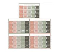 KKwercv Bible Indexing Tabs, Multi Color Coded PVC Tabs, Laminated Bible Tabs, Bible Diary Label Stickers, Easy to Read and Apply Bible Tabs for Women and Man