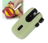 KKwercv Mini Bag Sealer, 2 in 1 Heat Sealer with Cutter, USB Rechargeable Heat Sealer, Portable Resealer Machine, Magnetic Handheld Vacuum Food Sealer for Snacks/Vegetables/Fresh Storage