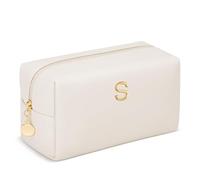 KKXIU Initial Makeup Bag Travel Cosmetic Toiletry Bag Bridesmaid Gifts