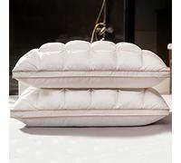 KKXXYQFC 3D Bread Down Bed Pillows For Sleeping Cotton Cover With Natural Filling King Queen Size