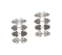 KKXXYQFC 8 Pcs Sweaters for Trendy Button up Cardigan Women Shirt Sweater Safety Pin Shirts Brooches Shawl Clips Hanfu Collar Clip Women's Alloy
