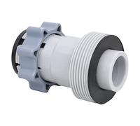 KKXXYQFC Adapter for Pool Hose Type B Made of Plastic, Pack of 2, Connection for 38 mm Swimming Pool and Whirlpool, Compatible with Pool Accessories and Floor Vacuum Cleaner for Efficient Water Care