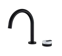 KKXXYQFC Bathroom Basin Faucet, Luxury Widespread Sink, Single Handle Lavatory Mixer Tap