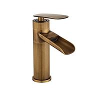 KKXXYQFC Bathroom Sink Faucet faucets Single Handle one Hole Retro Black Vanity,Antique B(Antique A)