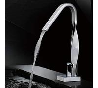 KKXXYQFC Bathroom White Chorme Single Hole Faucet Basin Crane White Tap Sink Tap Mixer Faucet Classic Hans Style Basin Mixer