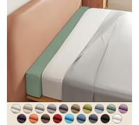 KKXXYQFC Bed Wall Gap Filler 100x15x20CM Close the Gap Between Headboard and Wall or Footboard Mattress Spacer for Single/Double/King Beds Headboard Pillow Agate Green