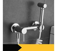 KKXXYQFC Bidet Faucet Set Brass Black/Chrome Toilet Corner Valve Handheld Hygienic Shower Head Anal Cleaning Ass Bidet Muslim Shower Bidet,Style 5