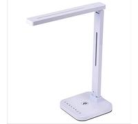 KKXXYQFC Bracket Light Led Desk Lamp Table Lamps Dimmable Folding Reading Light with USB Wireless Charging Port 4 Lighting Modes 5 Brightness Levels Touch Control Timer Bedside Lights for Study, Off
